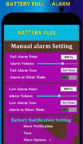 Full Battery Charged Alarm