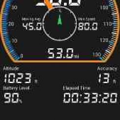 GPS HUD Speedometer – Keep track of your location