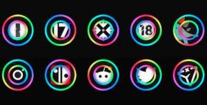 Rainbow LED Icon Pack