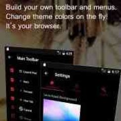 Surfy Browser – Build your own toolbar and menus