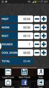 HIIT interval training timer