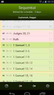 Bible Reading Schedule