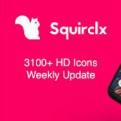Squirclx Icon Pack – The number of icons is increased bit by bit