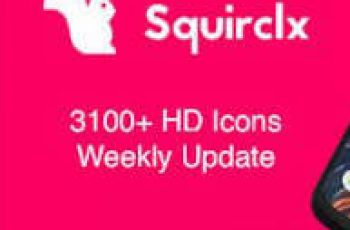 Squirclx Icon Pack – The number of icons is increased bit by bit