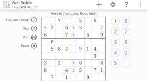 Web Sudoku