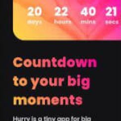Hurry – Countdown to the big days in your life