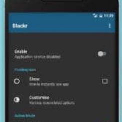 Blackr – Keeps app running and screen essentially off