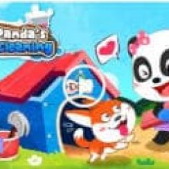 Baby Panda House Cleaning – Help the baby panda clean the house