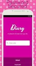 Diary with lock