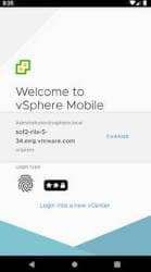 vSphere Mobile Client