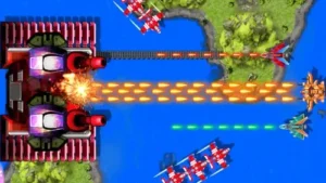 1945 galaxy shooter boss fight