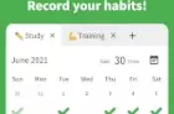 Check Calendar – Easy to see your habits