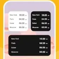 World Clock Widget – Multifunctional time converter