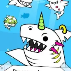 Shark Evolution Idle – Create and develop many fishy shark species