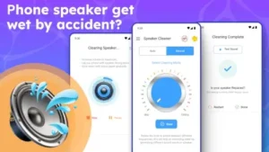speaker cleaner auto manual interface