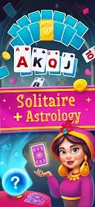Solitaire Astro Horoscope Card