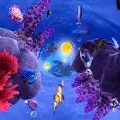 Blue Swirl – Dive into a mesmerizing underwater adventure