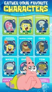 SpongeBob's Idle Adventures Collect characters