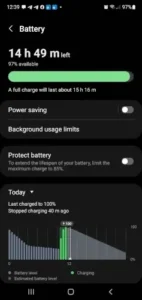 android battery saver mode interface