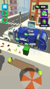 garbage truck 3d bonus round points
