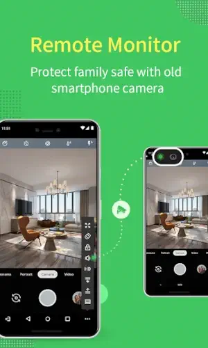 airmirror repurpose old phone security camera