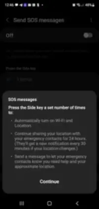 android emergency toolkit settings