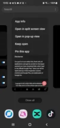 Android screen pinning