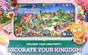 cookierun kingdom decorate layout interface