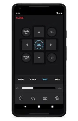 eshare remote control interface