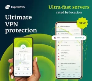 expressvpn server selection dashboard