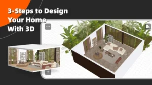 homestyler 3 step design process
