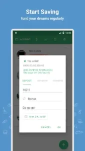 thriv deposit bonus screen