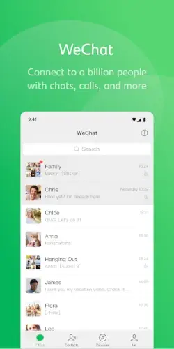 wechat chat interface