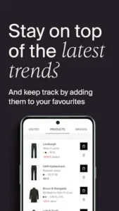 boozt favorites trend tracking