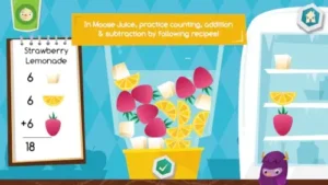 moose math smoothie counting activity