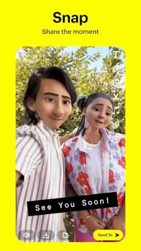snapchat share
