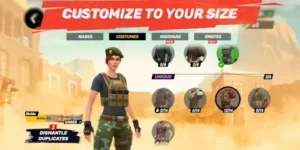 guns of boom character customization interface guns of boom character customization interface