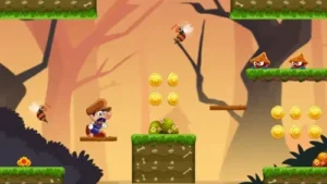 super bino go in game platforming action