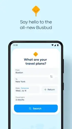 busbud app booking interface