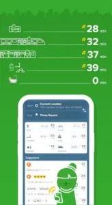 citymapper route comparison interface new york