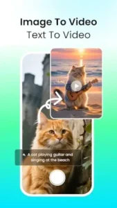dreamface app text to video interface