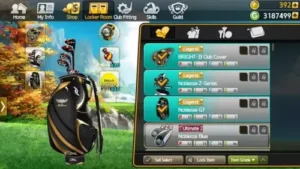 golf star club stats equipment menu