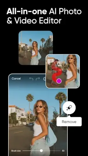 picsart all in one editor interface