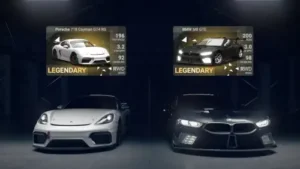 porsche 718 cayman gt4 rs bmw m8 gte top drives comparison
