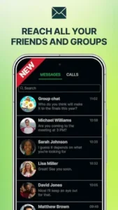 textplus app group chat interface