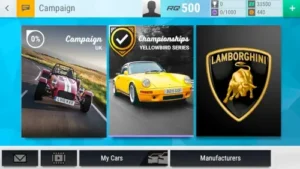 top drives yellowbird campaign lamborghini b215 screen