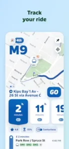 transit app live bus tracking details