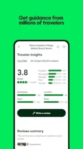 tripadvisor app traveler review insights