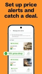trivago app price alert feature