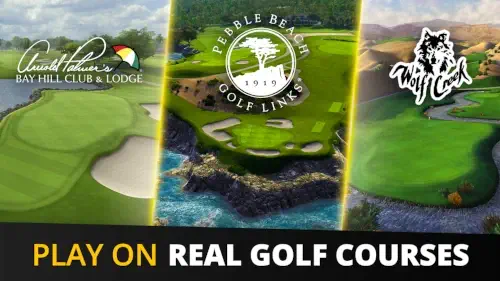 ultimate golf bay hill course gameplay